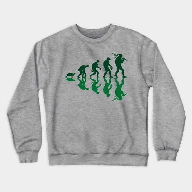 Turtle Mutation Crewneck Sweatshirt by Daletheskater